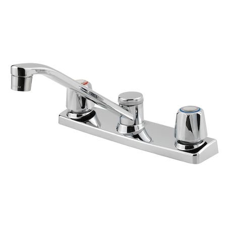 Pfister Kitchen Faucet, 8" Mount, 3 Hole Residential G135-1000